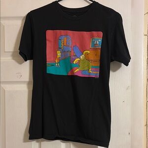 Black Simpsons Graphic T-Shirt